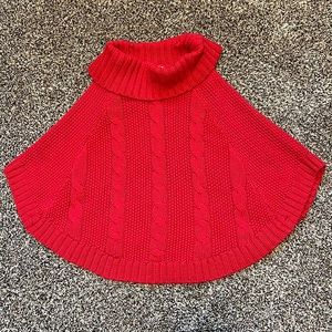 Carters 4T Red Poncho
